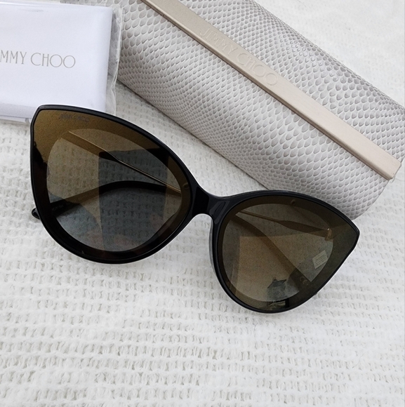 Jimmy Choo Black Sunglasses with Case